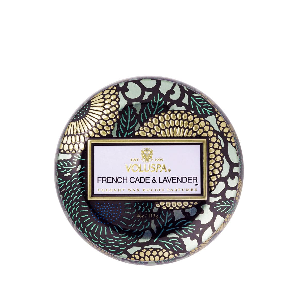 VOLUSPA French Cade & Lavender Decorative Candle.