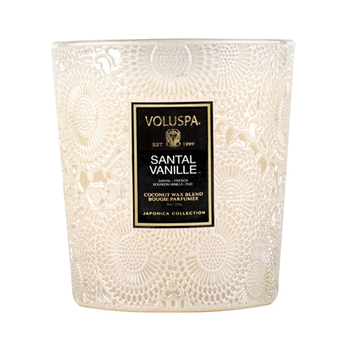 VOLUSPA Santal Vanille Classic Boxed Candle.