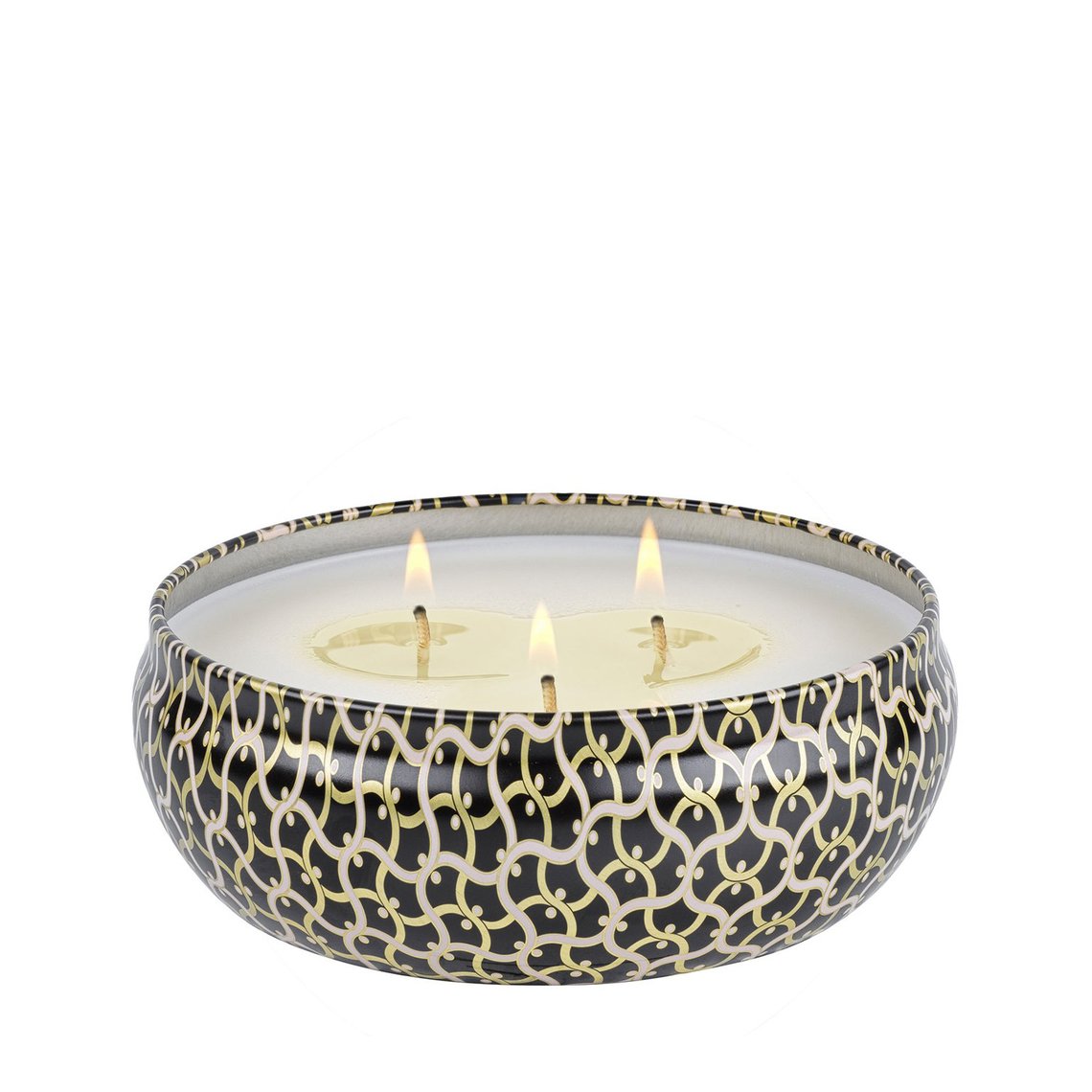 VOLUSPA Ambre Lumiere 3 Wick Tin Candle - 40 Hours.