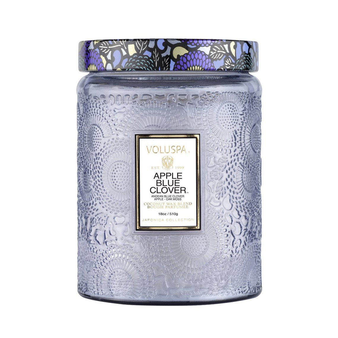 VOLUSPA Apple Blue Clover 100hr Candle.