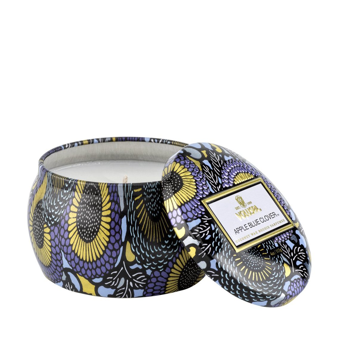 VOLUSPA Apple Blue Clover Decorative Candle.