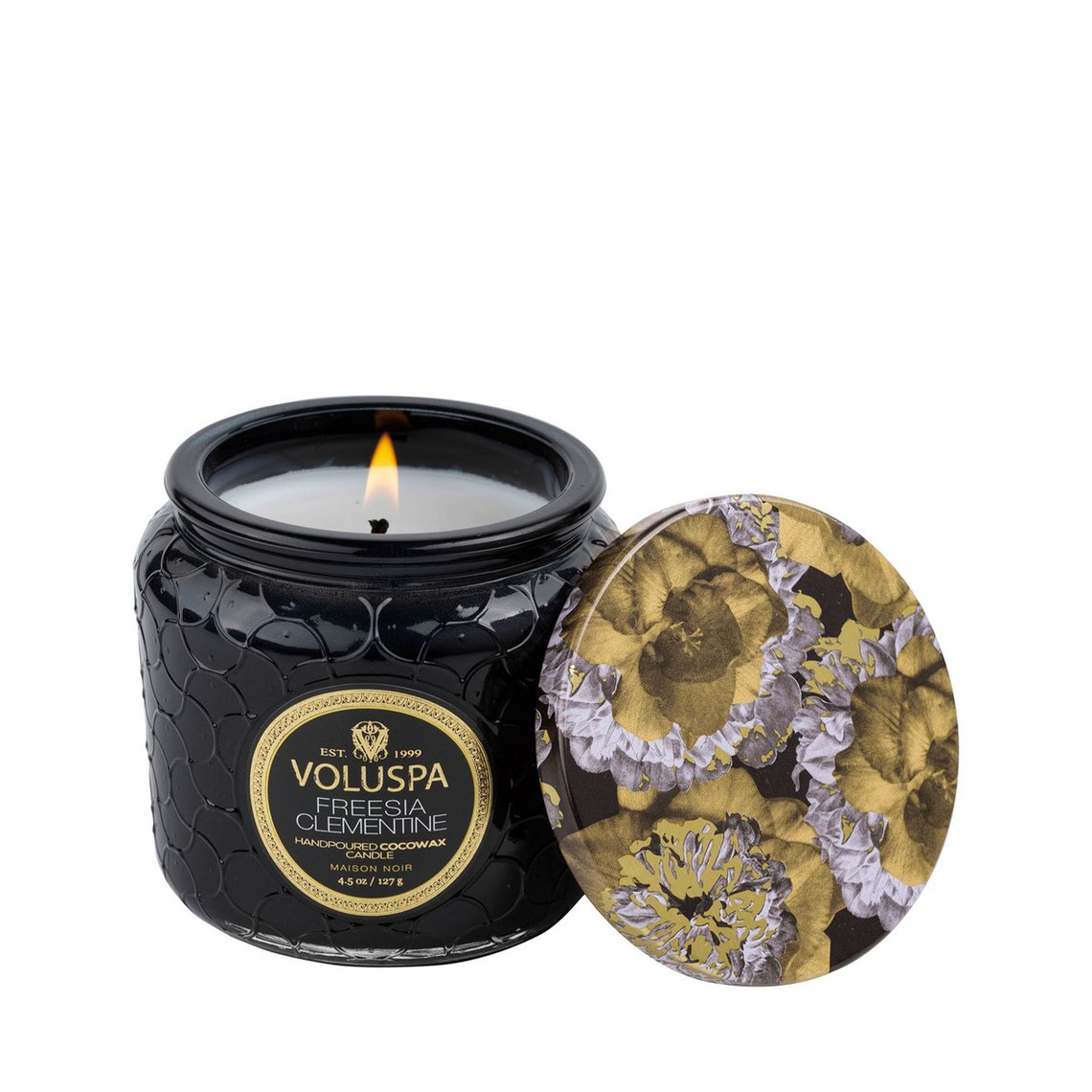 VOLUSPA Fressia Clementine Petite Jar 40hr Candle.