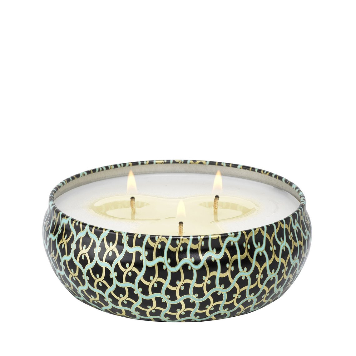 VOLUSPA French Linen 3 Wick Tin Candle.