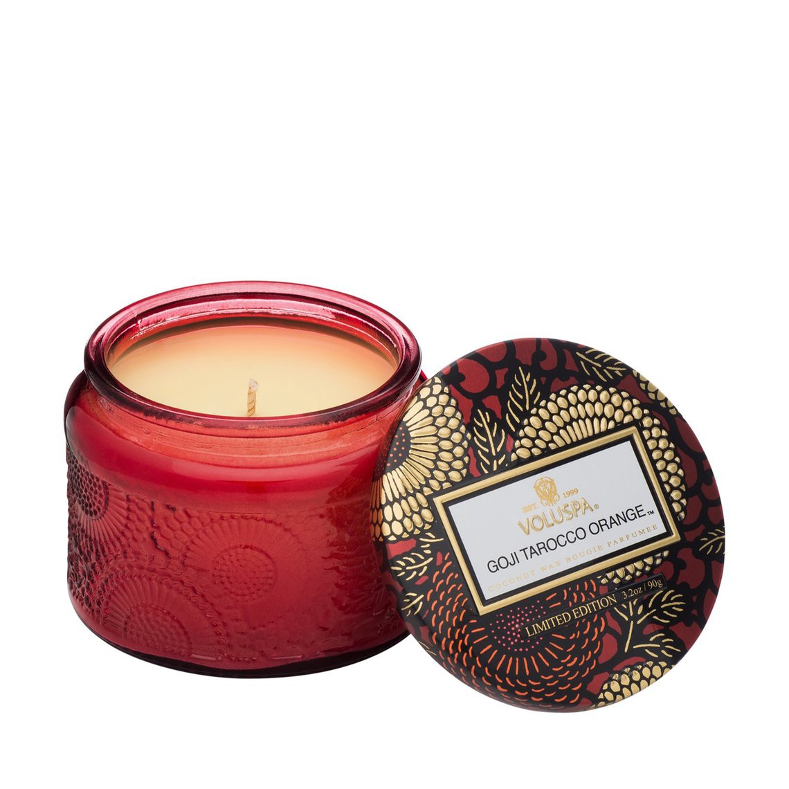 VOLUSPA Goji & Tarocco Orange Petite Jar Candle.