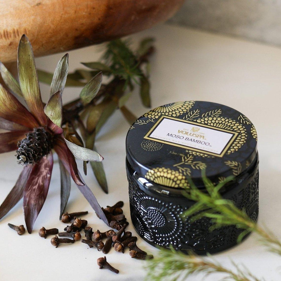 VOLUSPA Moso Bamboo Petite Jar Candle, image 3