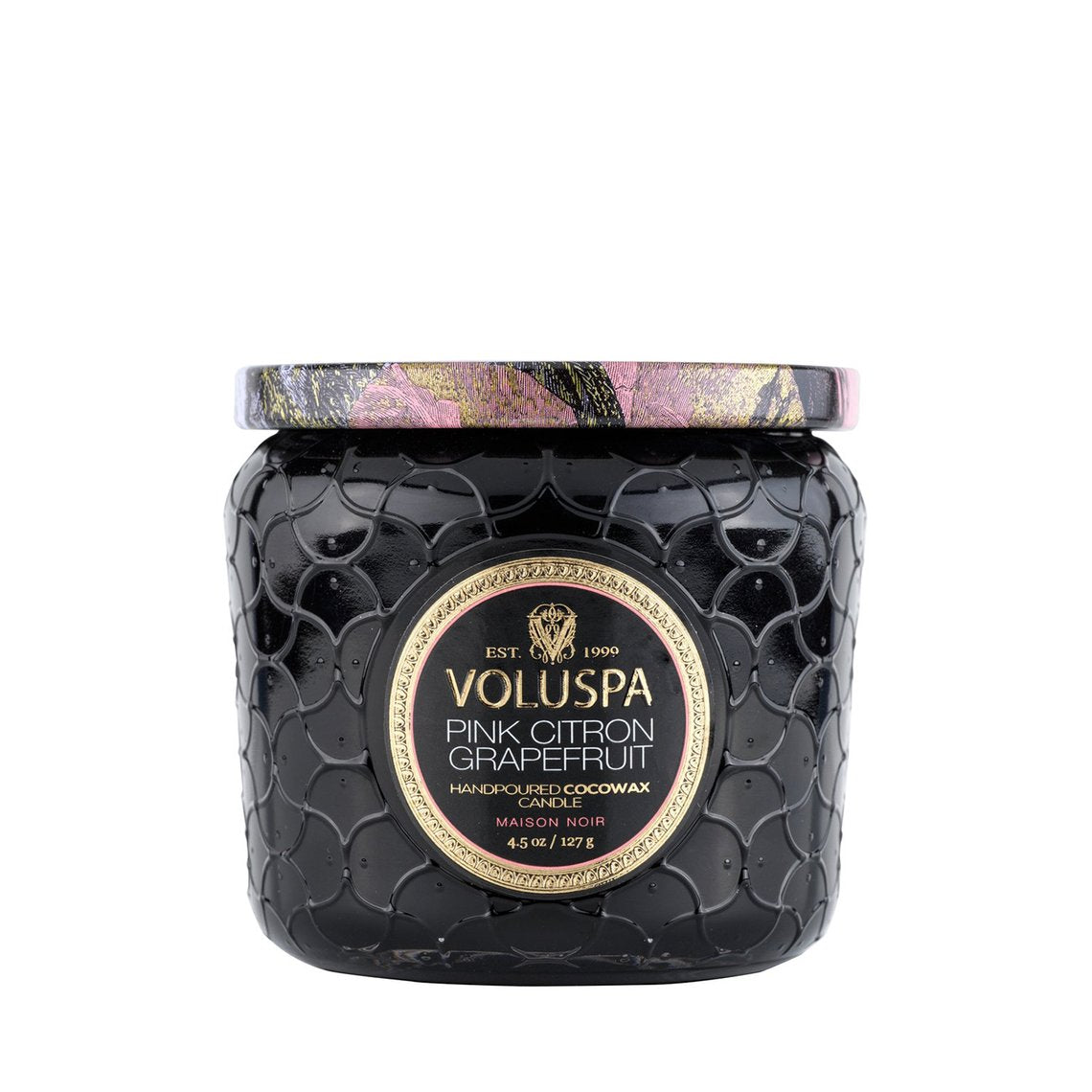 VOLUSPA Pink Citron Grapefruit Petite Jar 40hr Candle.