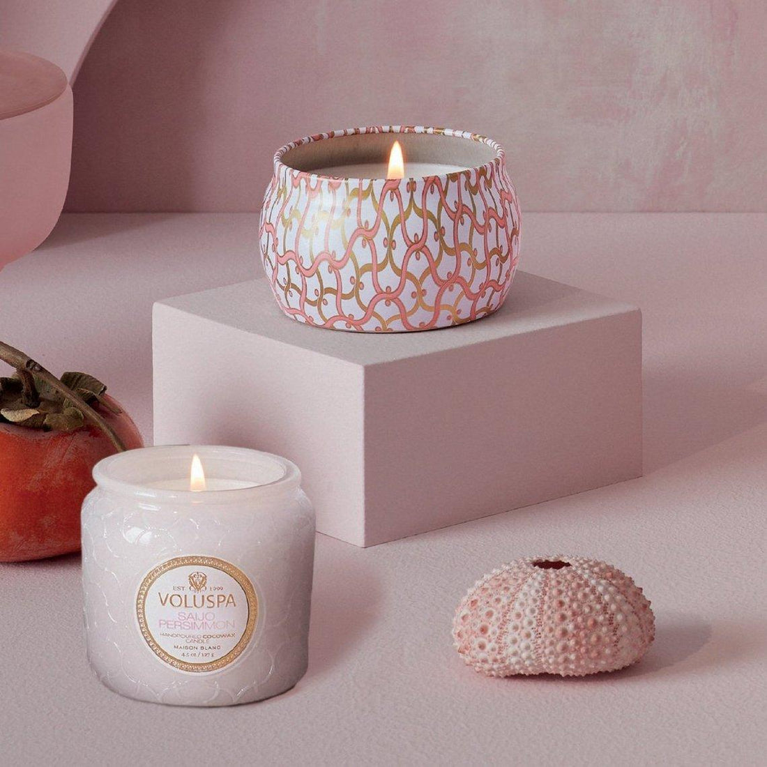 VOLUSPA Saijo Persimmon Petite Jar 40hr Candle, image 3