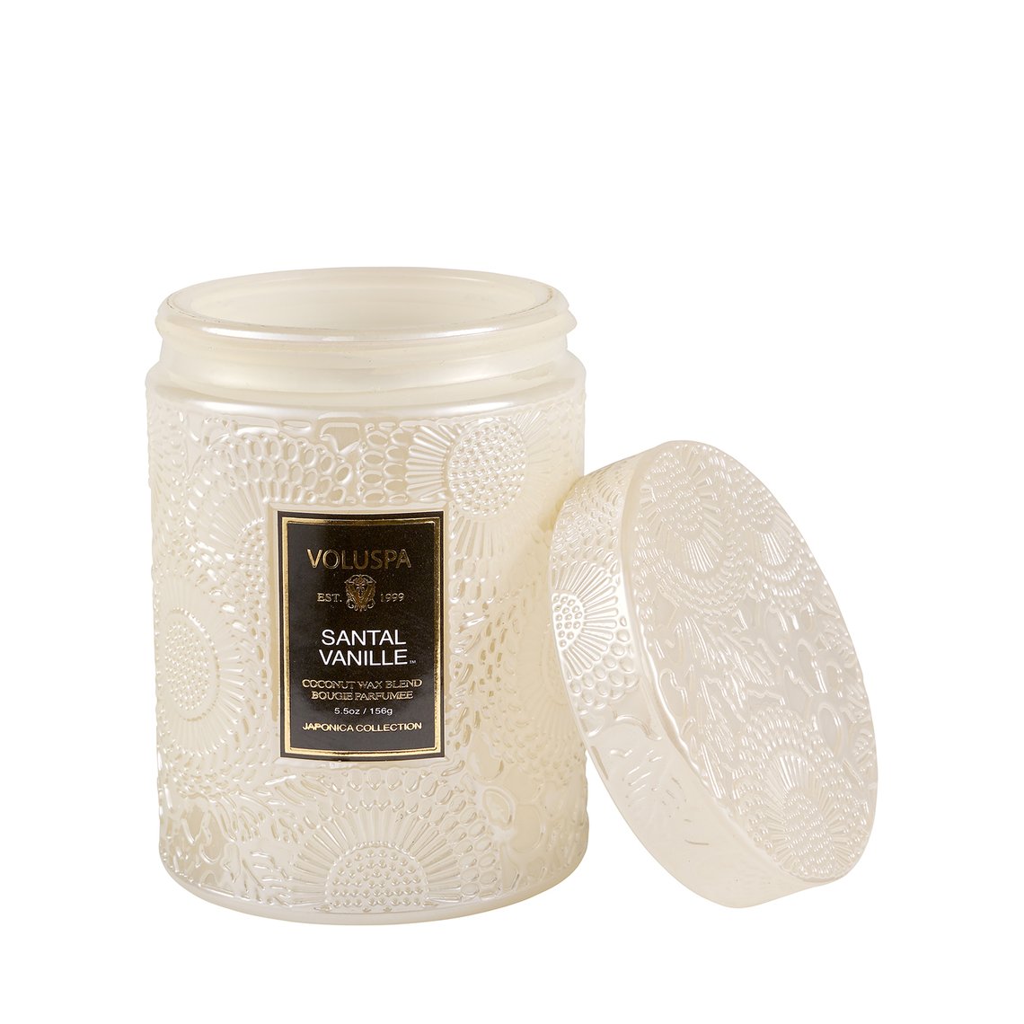 VOLUSPA Santal Vanille 50hr Candle Jar.