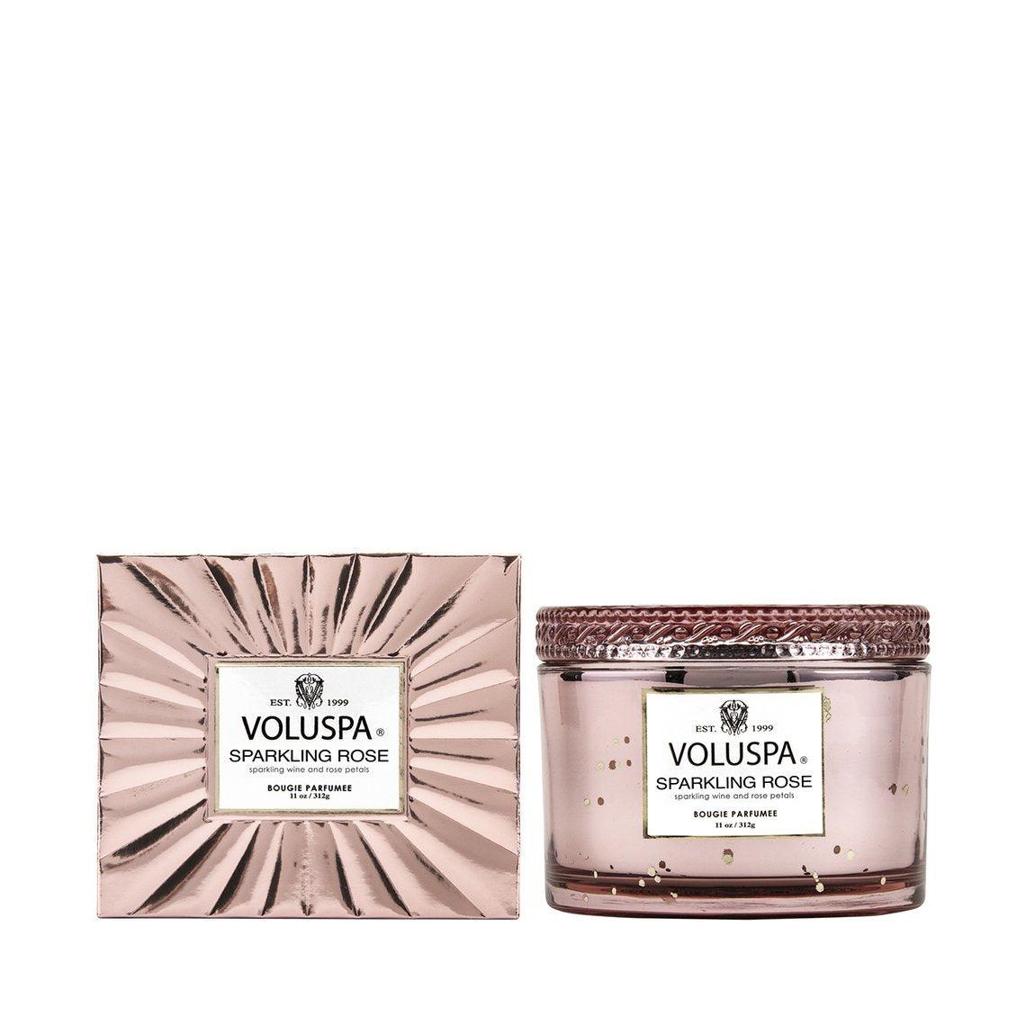VOLUSPA Sparkling Rose Corta Candle.