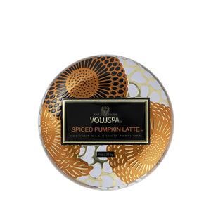 VOLUSPA Spiced Pumpkin Latte Decorative Candle.