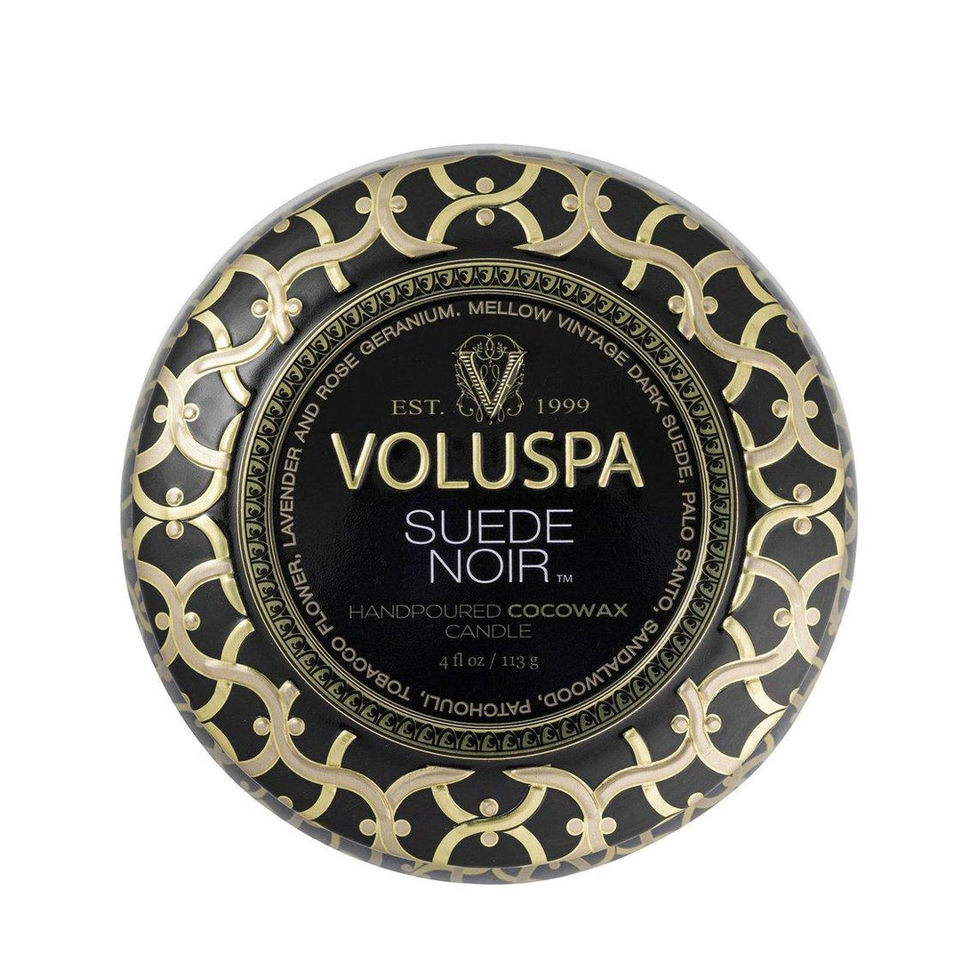 VOLUSPA Suede Noir Decorative Candle, image 2