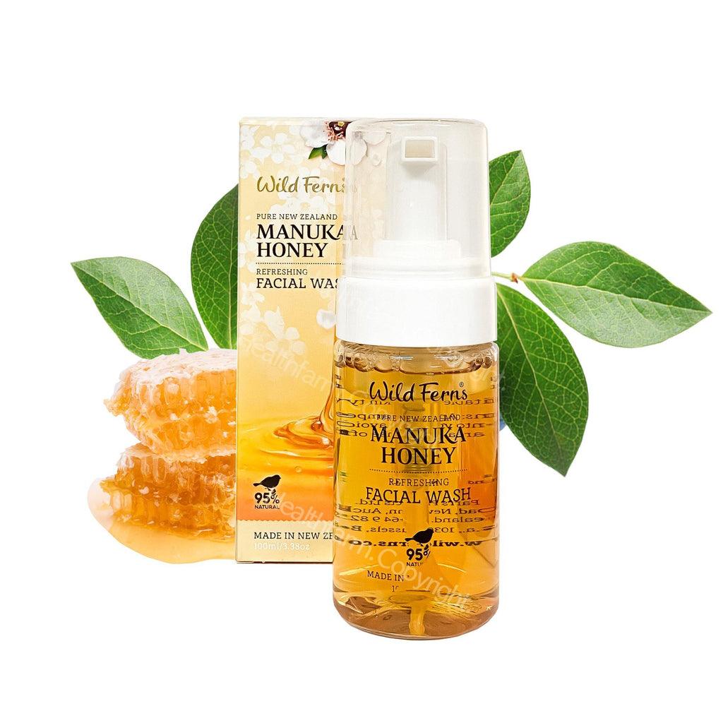 Wild Ferns Manuka Honey Refreshing Facial Wash 100ml, image 2