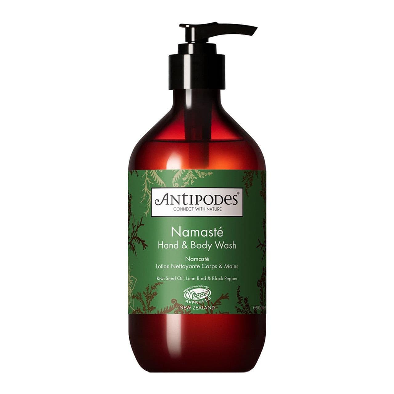 Antipodes Namaste Hand & Body Wash 500ml, Body Washes, OCARE NZ