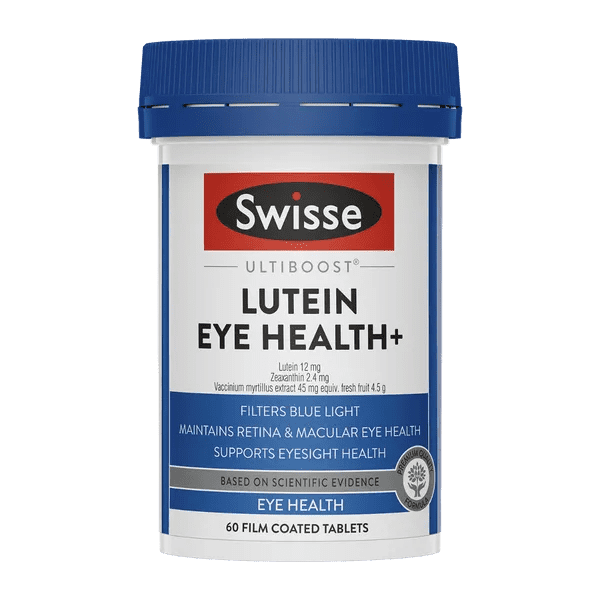 Swisse Ultiboost Lutein Eye Health+ 60 Tablets.