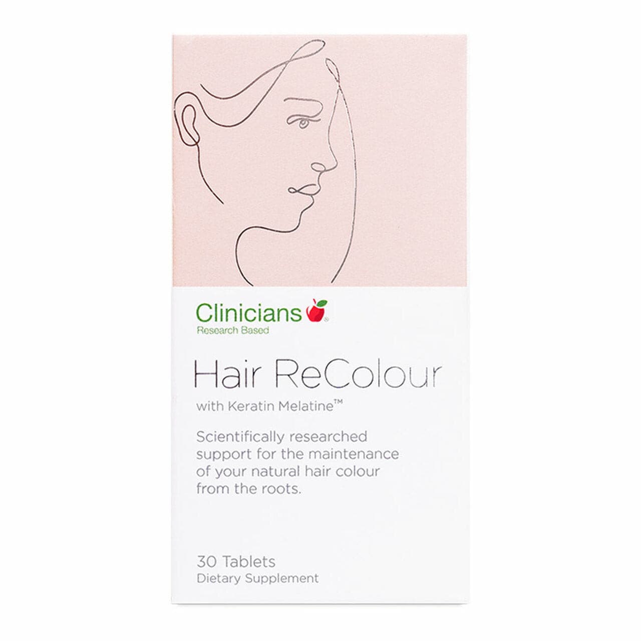 Clinicians Hair ReColour 30 tablets.