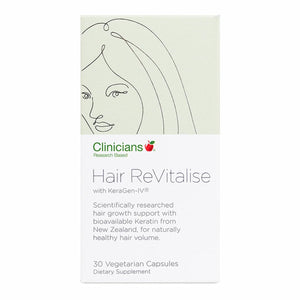 Clinicians Hair ReVitalise 30 vege capsules.