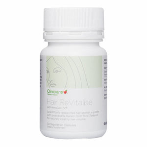 Clinicians Hair ReVitalise 30 vege capsules.