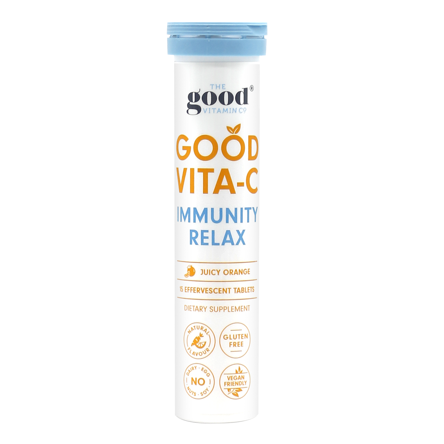 The Good Vitamin CO. Good Effervescent Vita-C Immunity Relex 15 Tablets.