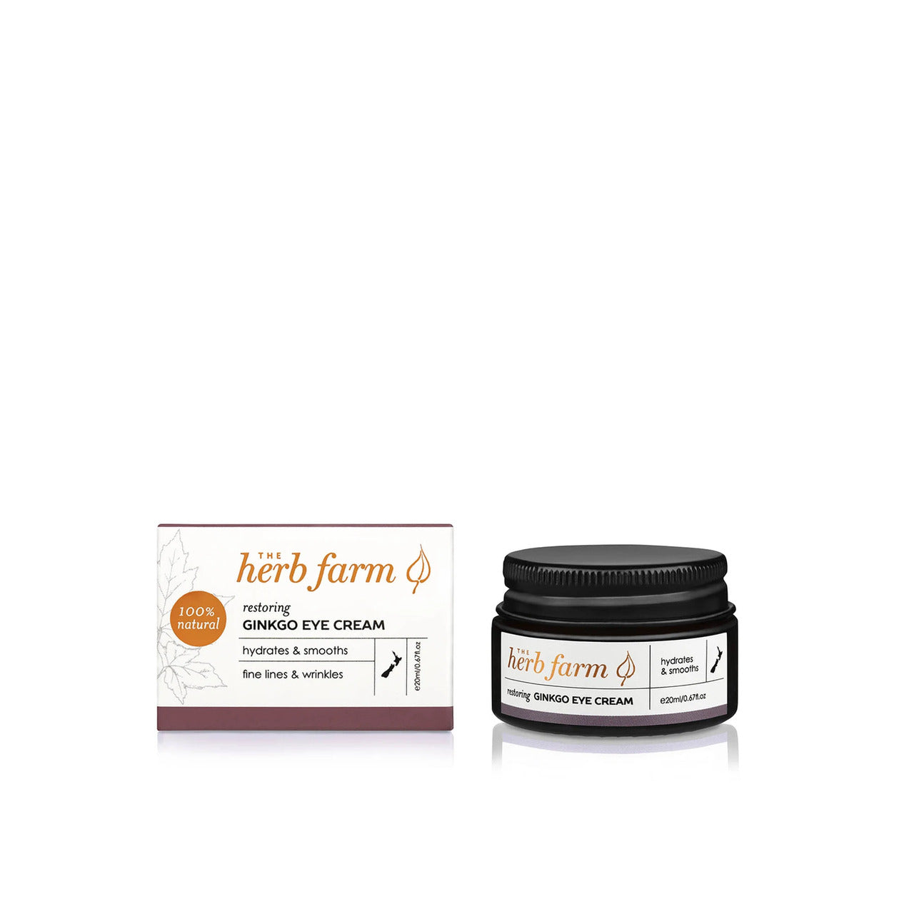 The Herb Farm Restoring Ginkgo Eye Cream 20ml.