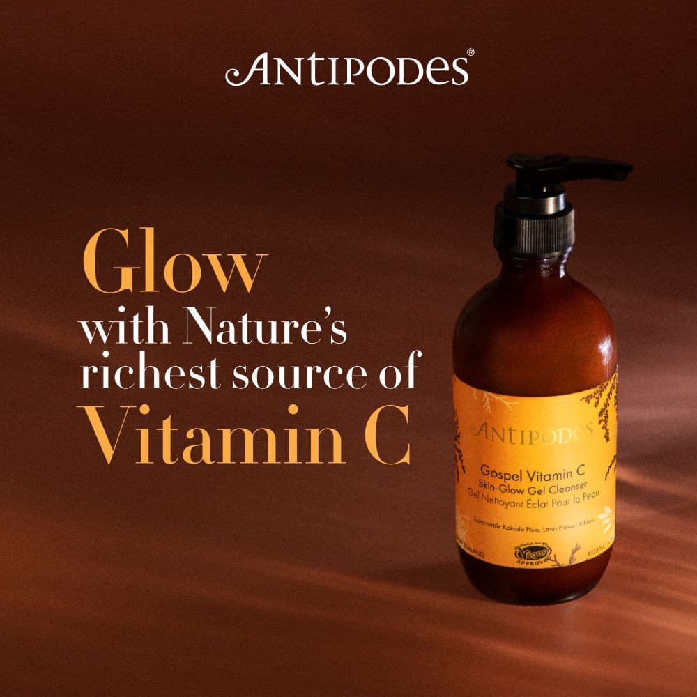 Antipodes Gospel Vitamin C Skin-Glow Gel Cleanser 200ml.