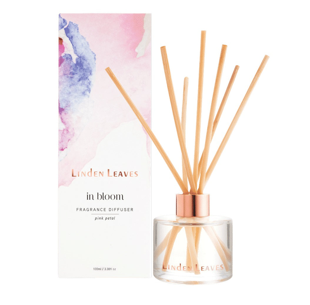 Linden Leaves Pink Petal Fragrance Diffuser 100ml.