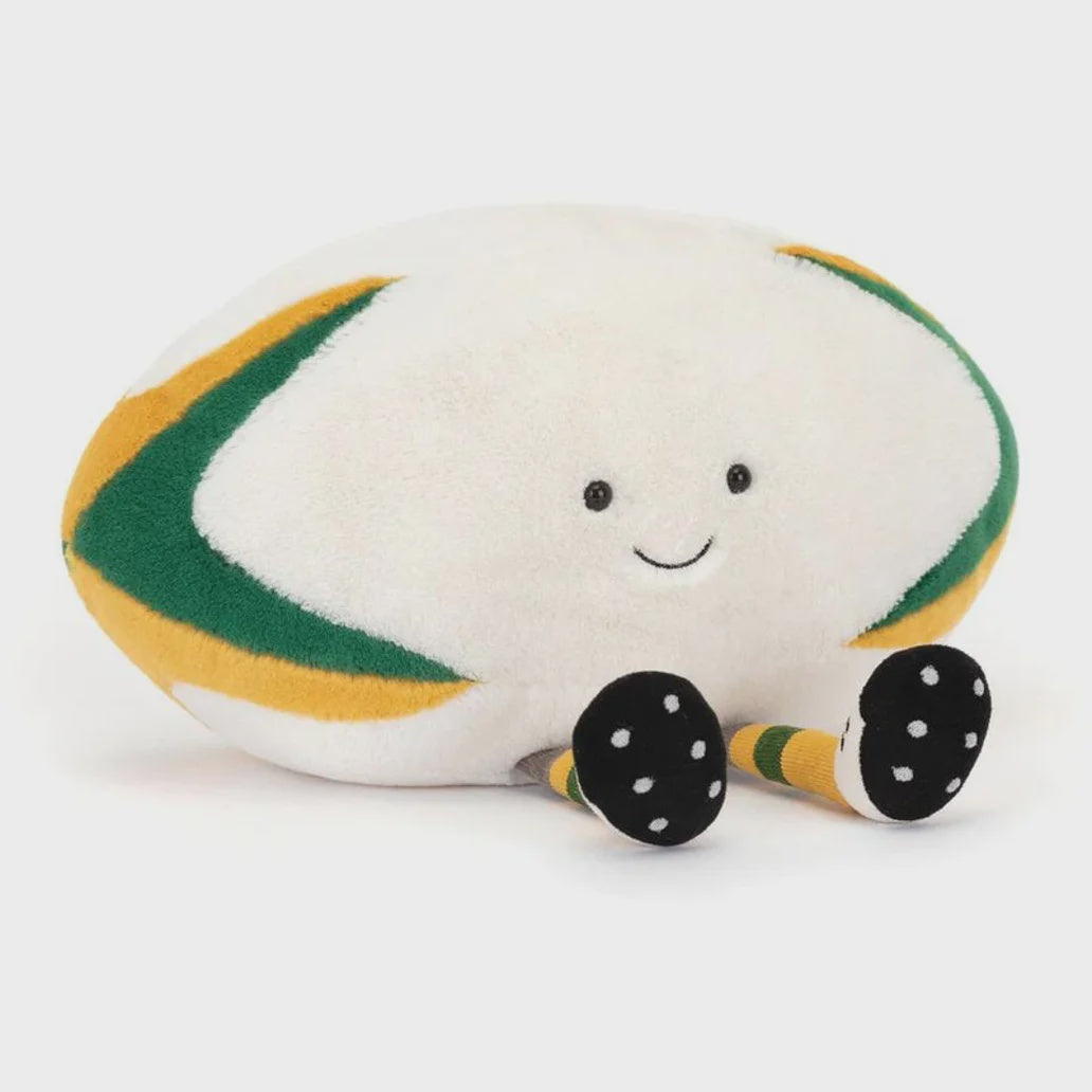 Jellycat Amuseable Sports Australian Rugby Ball One Size - H23 X W29 CM Jellycat,Jellycat Sports & Objects,OZ-deactivate OCARE NZ