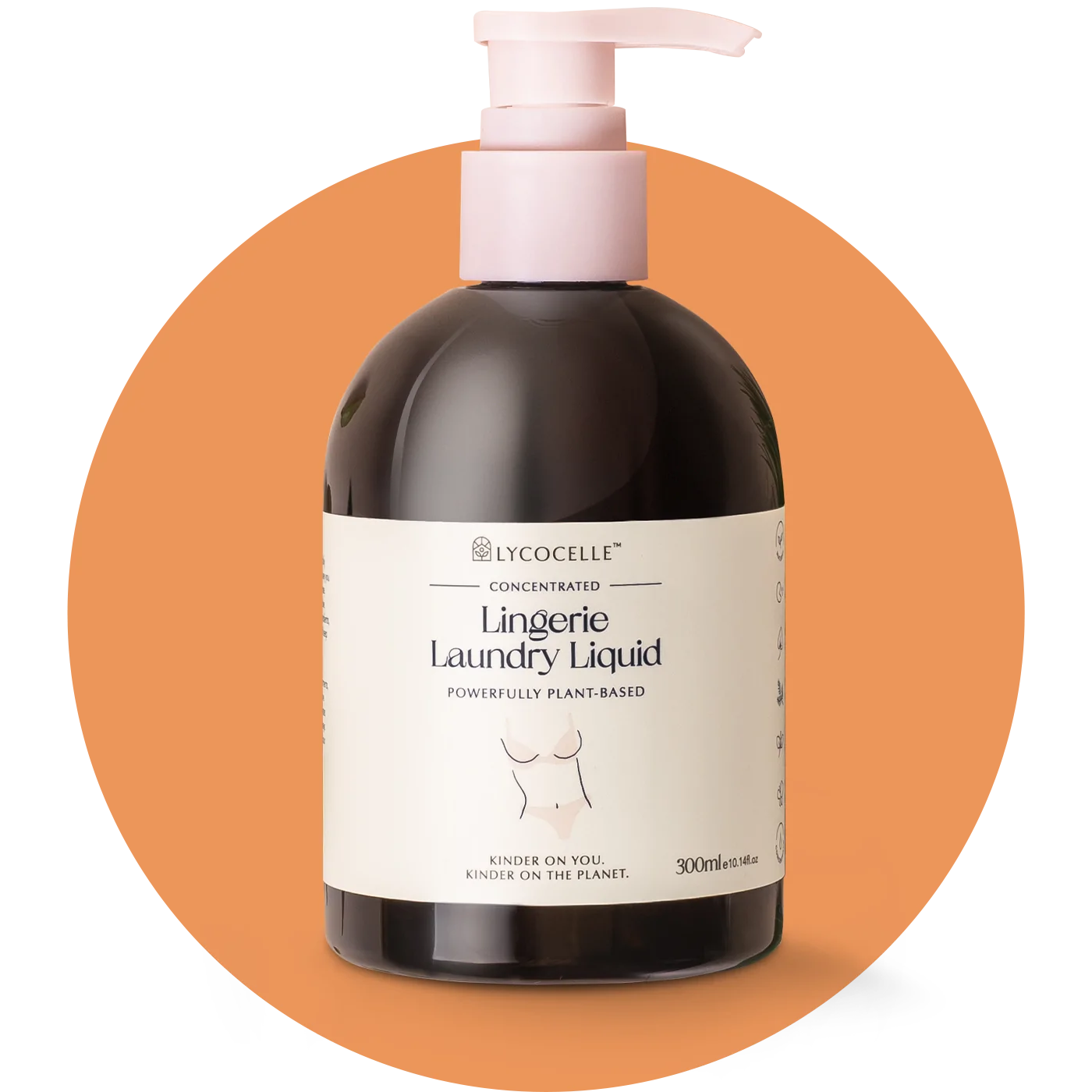 Lycocelle Concentrated Lingerie Laundry Liquid 300ml.