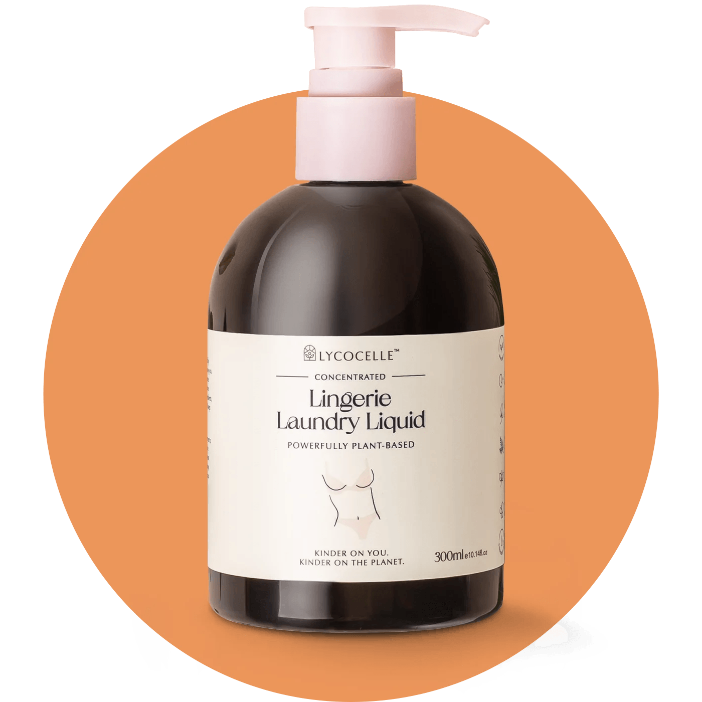 Lycocelle Concentrated Lingerie Laundry Liquid 300ml, General