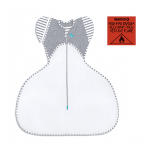 Love To Dream Swaddle UP Transition Bag Hip Harness Grey.