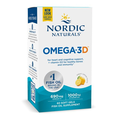 Nordic Naturals Fish Oil Omega-3D - Lemon