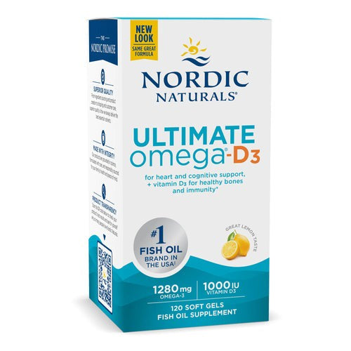 Nordic Naturals Fish Oil Ultimate Omega-D3 - Lemon