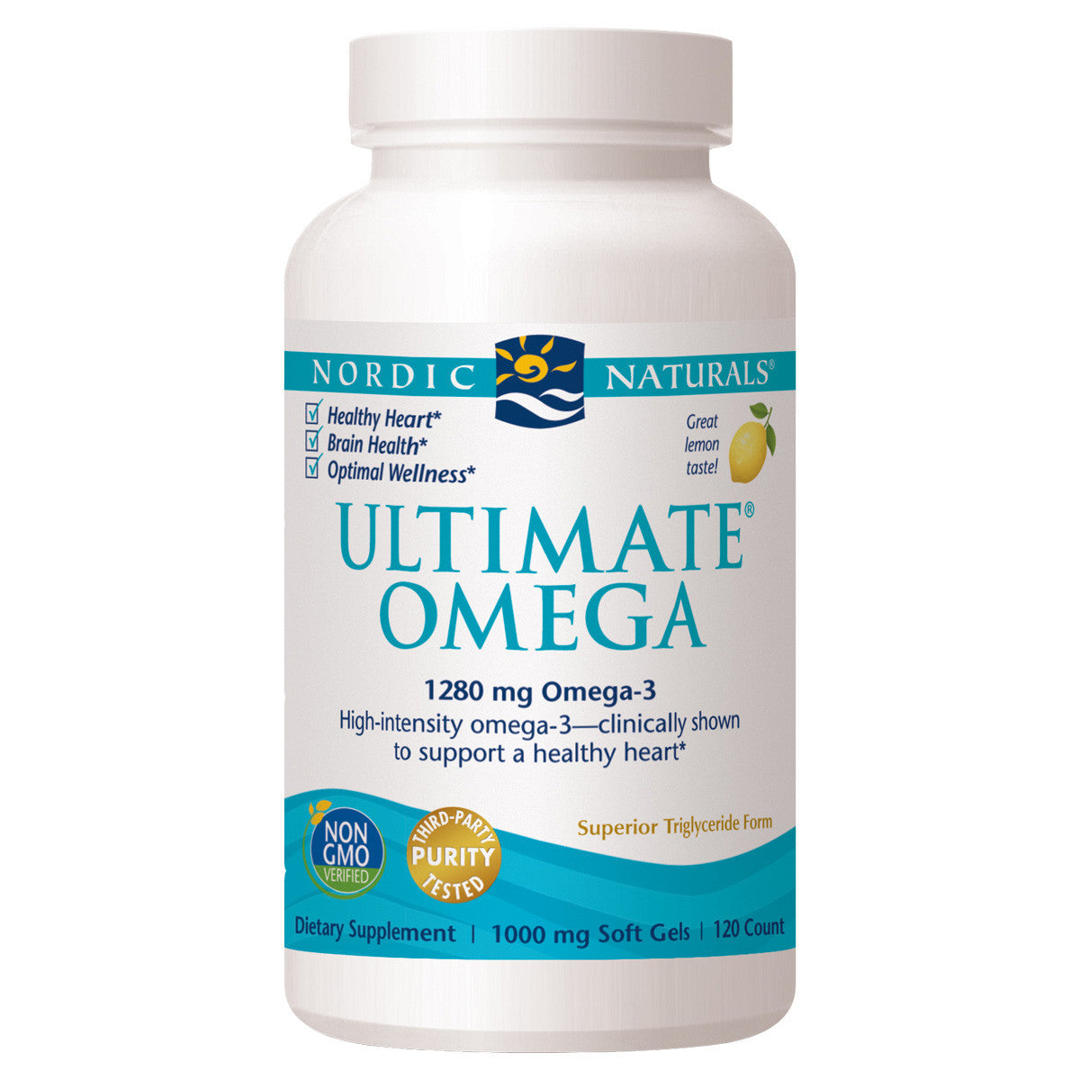 Nordic Naturals Ultimate Omega 1280mg - Lemon