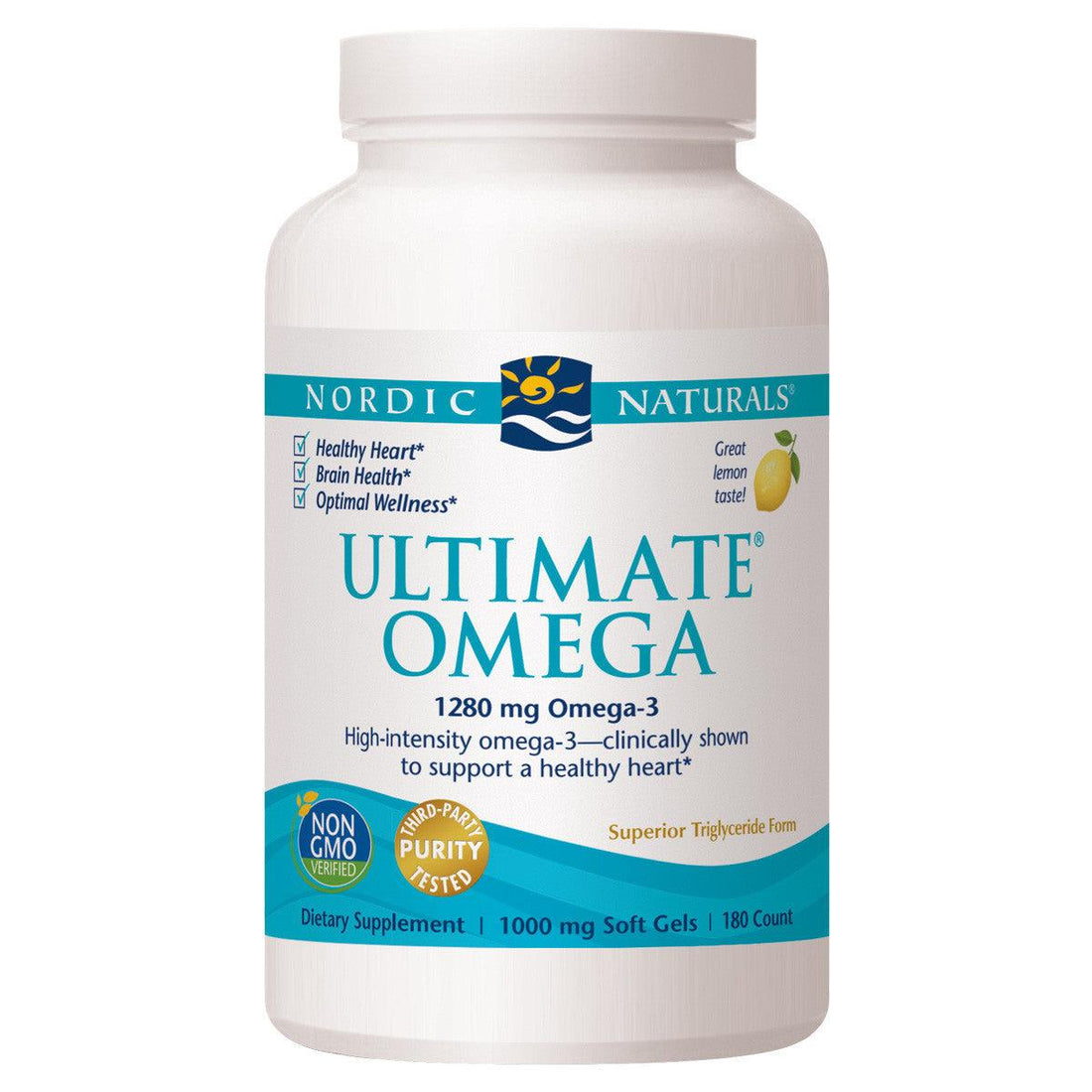 Nordic Naturals Ultimate Omega 1280mg - Lemon, image 3