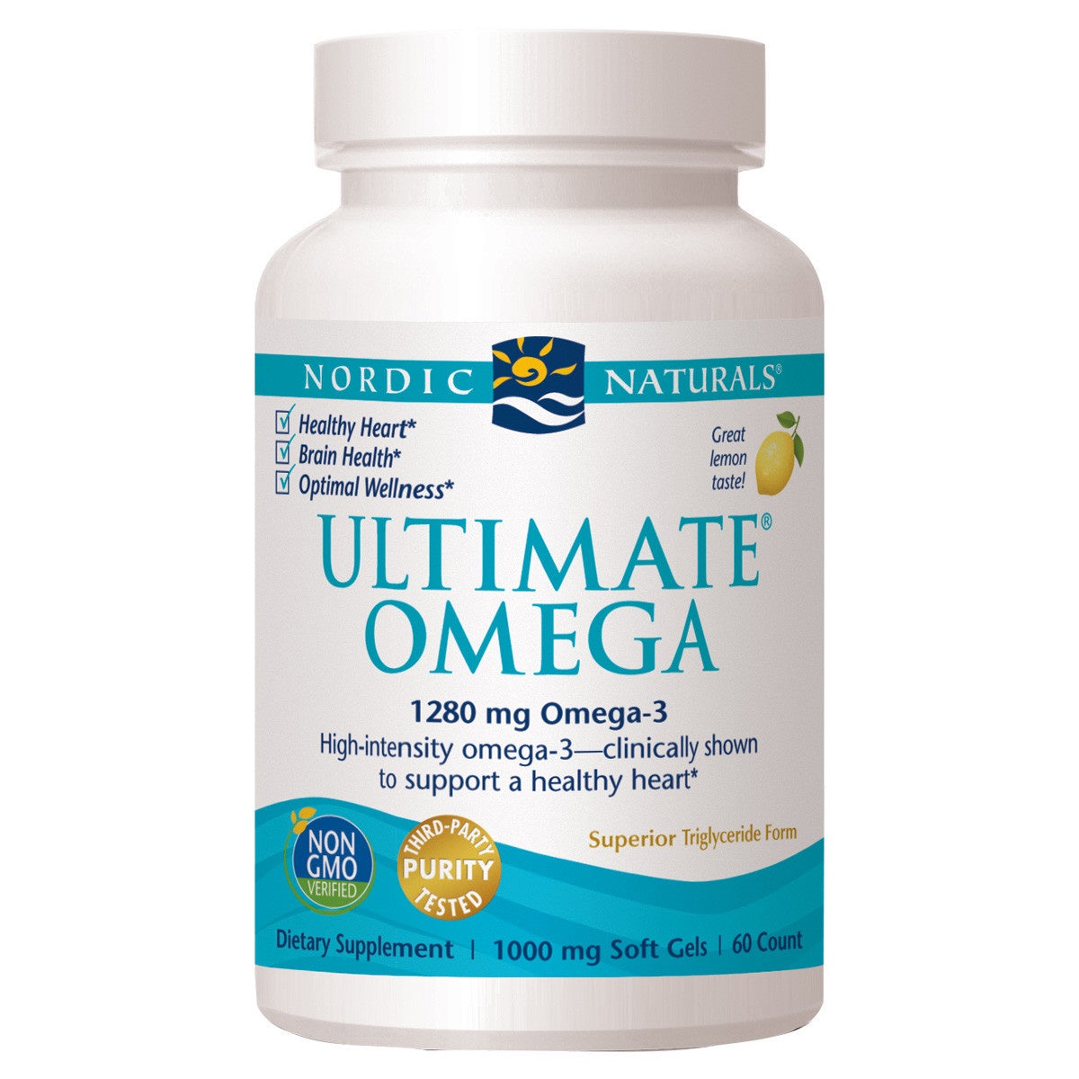 Nordic Naturals Ultimate Omega 1280mg - Lemon