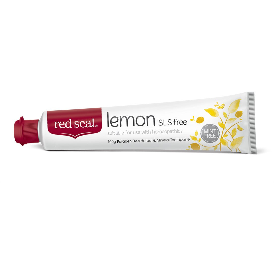 Red Seal  Natural Toothpaste 100g - Lemon SLS Free.