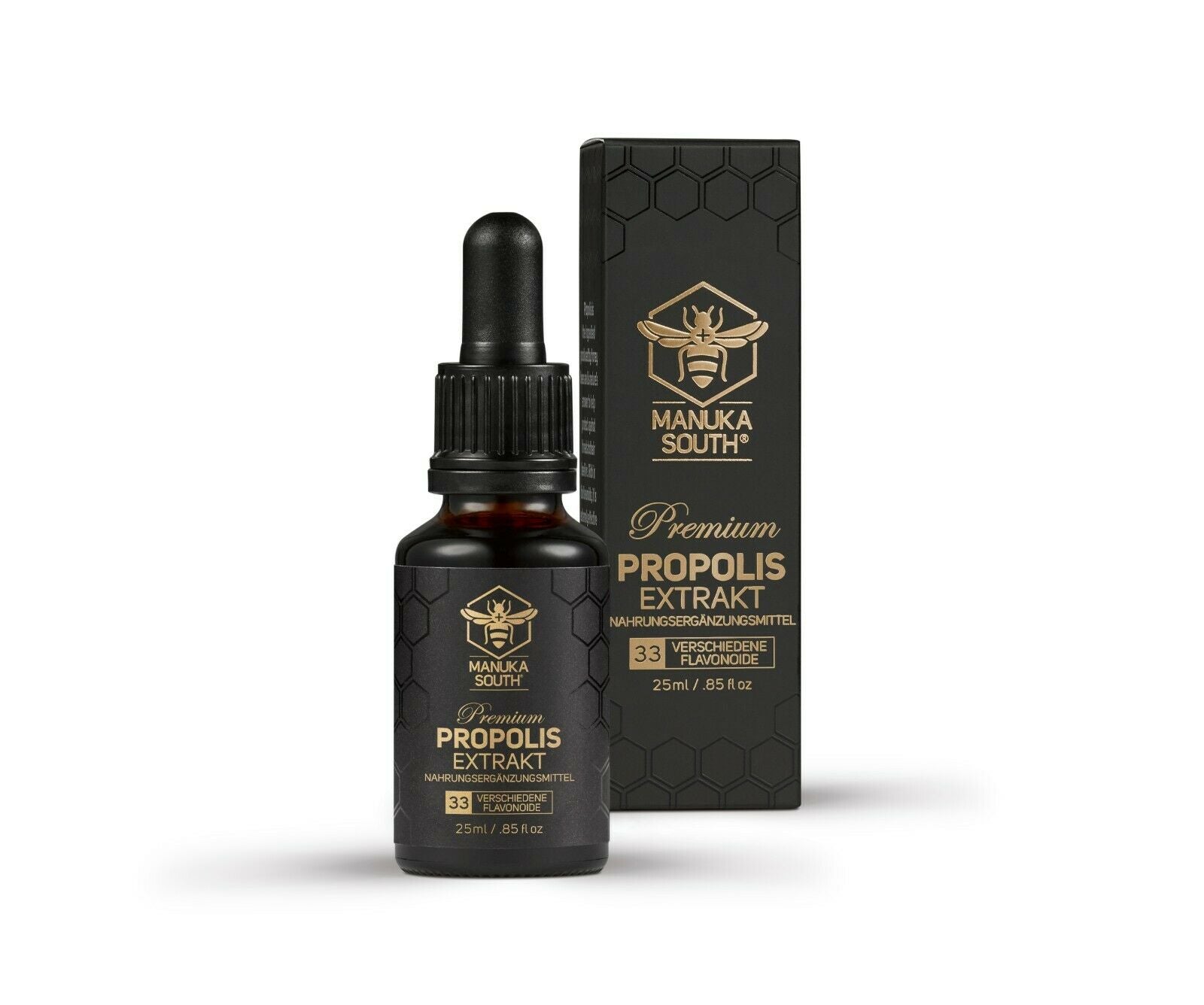 Manuka South Propolis Extract 20% (boxed).