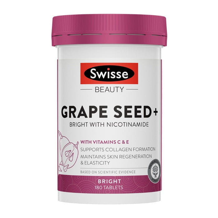 Swisse Beauty Grape Seed+ Bright With Nicotinamide