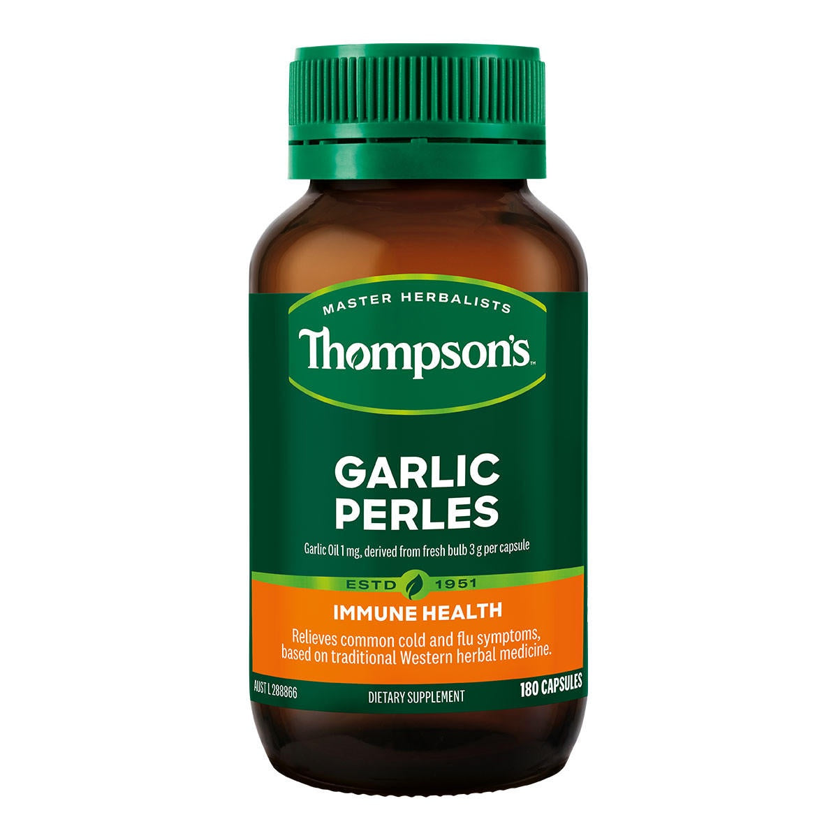 Thompson's Garlic Perles 180 Capsules