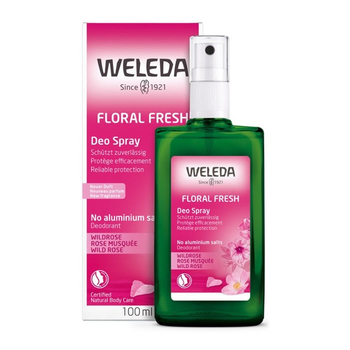 Weleda Wild Rose Floral Fresh Deodorant Spray 100ml