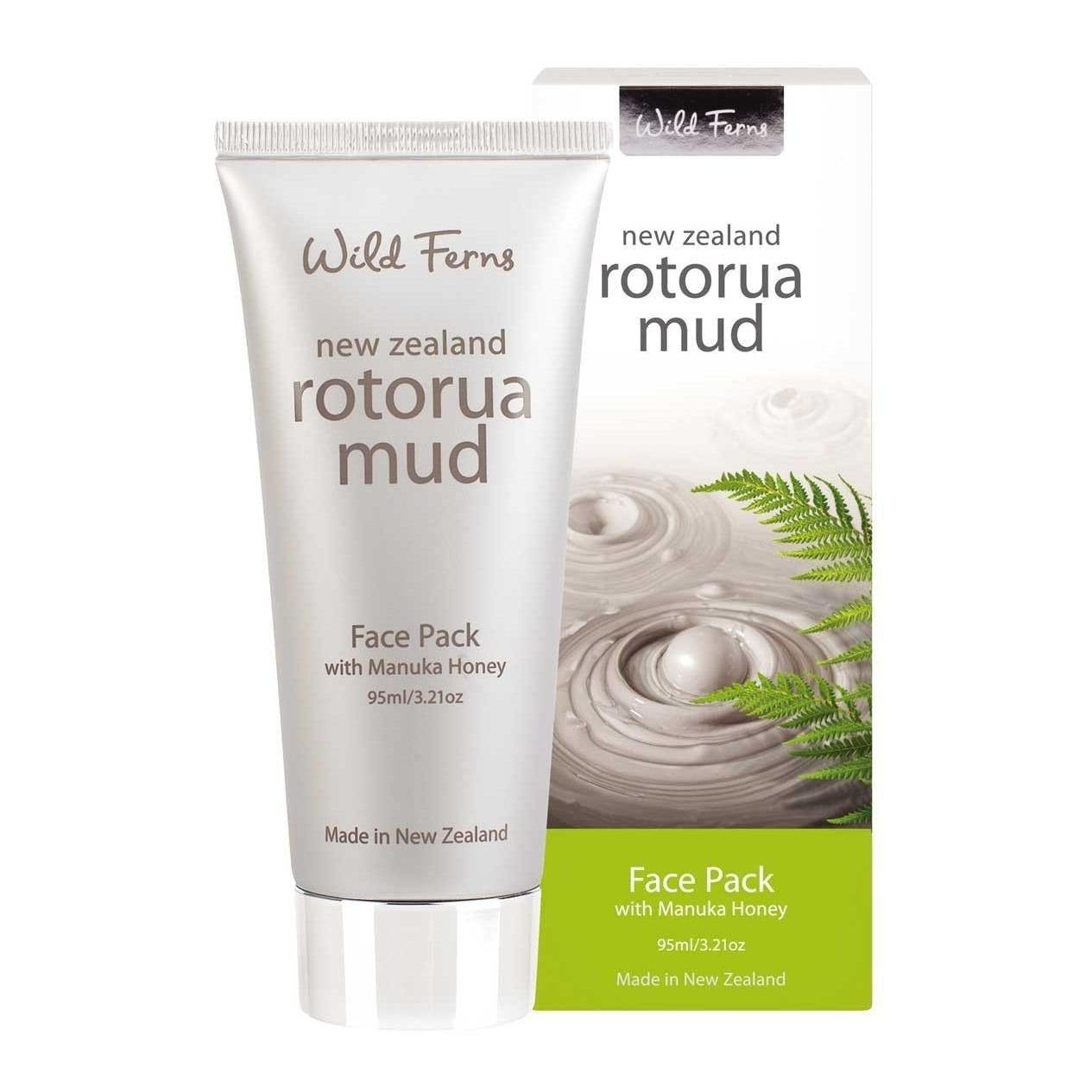 Wild Ferns Rotorua Mud Face Pack with Manuka Honey 95ml